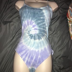f21 tie dye bodysuit